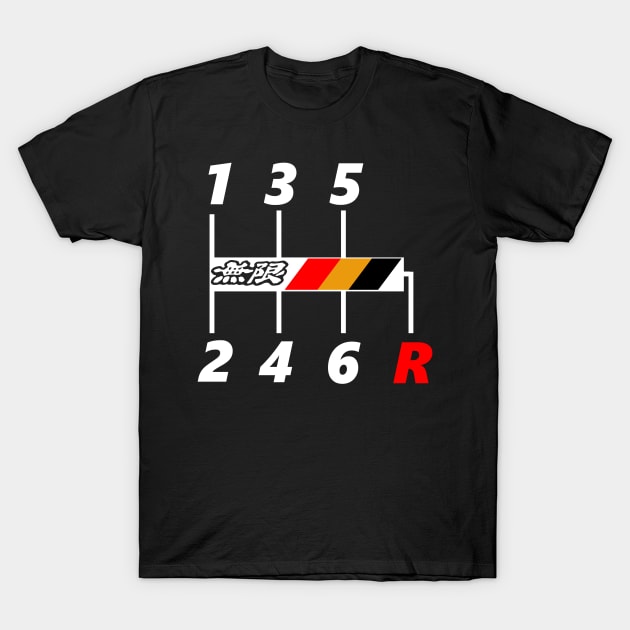 Honda Mugen Shift Knob T-Shirt by gaplexio